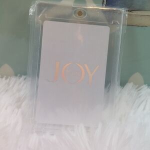 Dior Joy Playing Card 3 Of Clubs In Plastic Sleeve